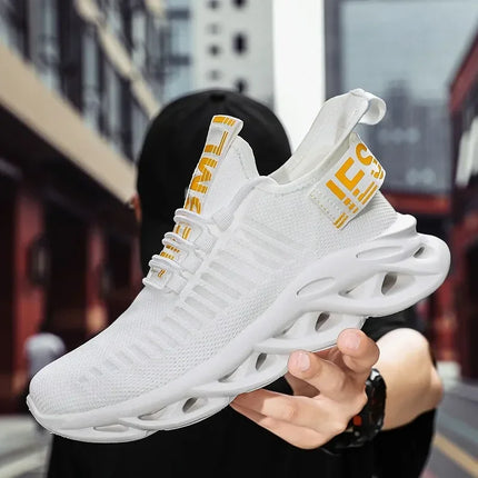 YRZL Men's Comfortable Sneakers, Women's Breathable Couple Running Shoes, Mesh Tenis Sport Shoes Size 36-46 Walking Sneakers Men