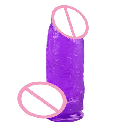D 7.5CM SUPPER thick dildo Huge Realistic Giant Long Dildo Soft Silicone Vaginal Masturbators Penis Erotic Toy for Women - DILDO