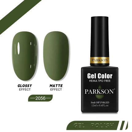 Parkson 12ml Nail Gel Polish TPO HEMA Free Glitter Semi Permanent Soak Off UV LED Long Wear Ultra Diamond Top Coat Varnish