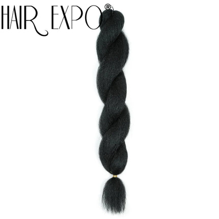 26Inch Vixen Crochet Bulk Hair Synthetic Jumbo Braids Fluffy Yaki Straight Crochet Hair Afro Kinky Curly Braiding Hair Extension
