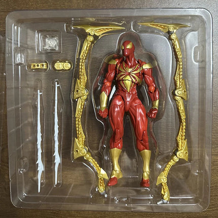 2026 Kaiyodo Iron Spiderman Action Figure Amazing Yamaguchi Spiderman Anime Figurine Pvc Statue Model Decora Toy Collection Gift