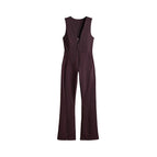 B purple jumpsuit / L