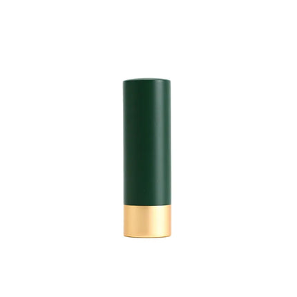 Green/Black 12.1mm Empty Portable Aluminum Pink Lipstick Tube DIY Round Lip Balm Container Lipstick Shell Packaging
