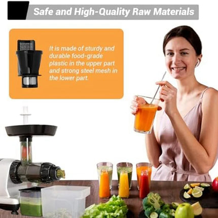 B89B-8006 Vertical Masticating Juicer For Omegae 8006, 8005, 8004, 8003 Juicing Screen Juice Screen Drum, Easy To Use Easy Insta