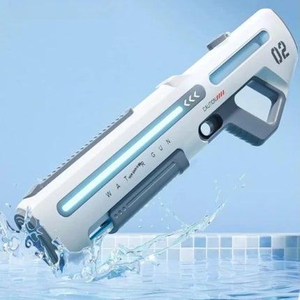 Wireless Electric Automatic Water Gun Large Capacity 8m Range Electric Burst Mode Summer Beach Outdoor Swimming Pool Toys