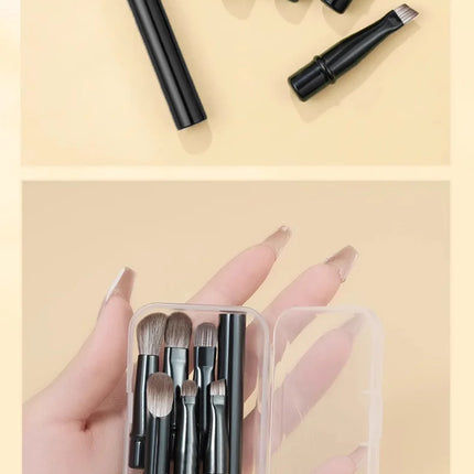 6pcs/box Mini Makeup Brush Set Professional Portable Foundation Concealer Eyeshadow Powder Blush Brush Beauty Makeup Tools