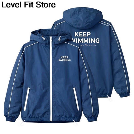 Keep Swimming Zip Hoodie / Hoodie Zippé Keep Swimming