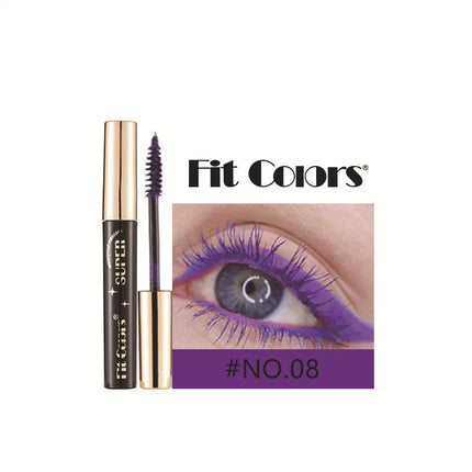 5D Silk Fiber Mascara Lash Color Mascara Waterproof 14 Colors 3D Mascara Eyelash Extension Thick Lengthening Eye Lashes Cosmetic
