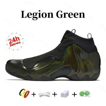 High Top Basketball Shoes - Breathable Leather Sports Sneakers / Chaussures de Basketball Montantes - Baskets Sport Cuir Respirant
