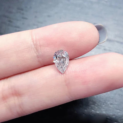 Pear Shape Lab Grown Diamonds With IGI Certificate CVD HPHT 1ct 1.5ct 2ct 2.5ct 3ct 5ct Laboratory Diamond Wholesale