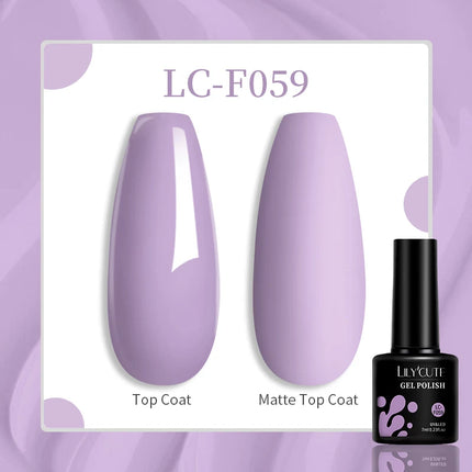 LILYCUTE 7ML Glitter Gel Nail Polish Sparkling Semi Permanent UV Gel Colorful Shinning Gel Varnish Nail Art Soak Off UV LED Gel