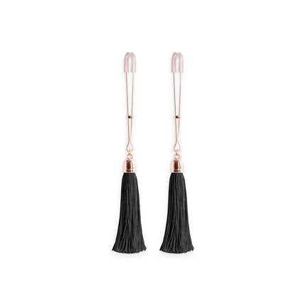 Metal Nipple Clips With Tassels Set Rosegold Female Breast Nipple Clamps Set Bondage Restraints Teasing Sex Toy Slave For Women