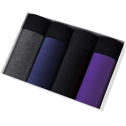 4pcs Sexy Men's Panties Brand Underpants Mens Cotton Boxers for Man Underwear Print Men Boxer Shorts Gift Set Calecon