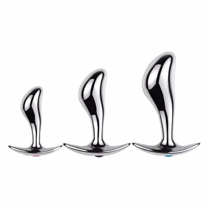 Metal Anal plug P Spot Stimulator Prostate Massager Butt Plug Wearable Sex Toys for Men and Women Dropshiping