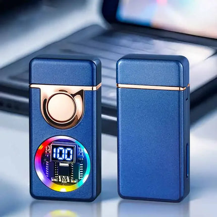 2025 Voice Controlled Ignition Gas Lighter 4 Ignition Methods Battery Display Open Fire Switching Jet Fire USB Electric Lighters