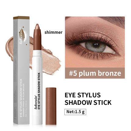 8 Colors Eyeshadow Stick Long Lasting Waterproof Shimmer Glitter And Matte High Pigmented Eyeshadow Pencil Crayon Korean Makeup