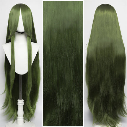 Long Straight Cosplay Wig 100CM Multiple Colors Pink Blonde Black Anime Costume Wig Universal Synthetic Cos Wig Daily Party Wig