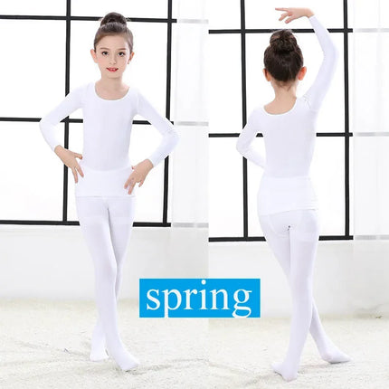 Spring Autumn Kids Thermal Underwear Set Fleece Thick Warm Dance Girls Long Johns Children Underwear 2-14 Years Kids Clothes Set