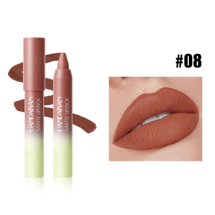 8 Colors Matte Lipstick Long Lasting Waterproof Hydrating Lip Liner Non Sticky Lightweight Velvet Lipliner Moisturizing Cosmetic