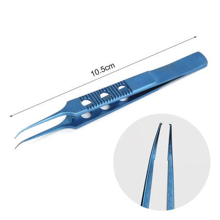 1 pc Eyelid Tweezers 10.5cm ophthalmic microsurgical instruments Ophthalmic forceps with hook platform