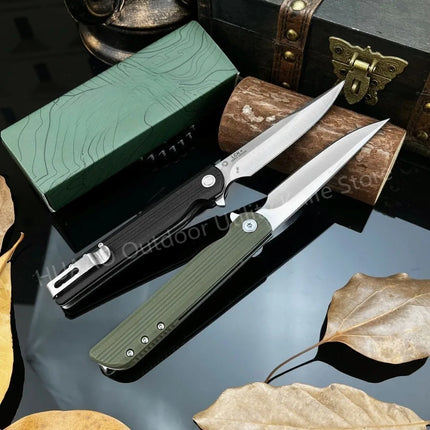 Hot 3810 Pocket Folding Knife 8CR13MOV Blade G10 Handle Portable Survival Knife Sharp Hiking Multipurpose Hunting Outdoor Knife