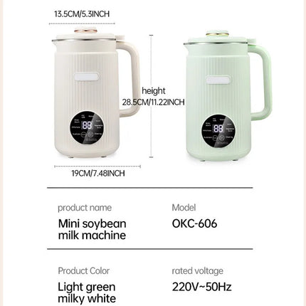 220V/110V  Multifunctional Electric Soybean Milk Machine Food Blender Automatic Fruit Juice Maker Water Boiling Kettl Soy
