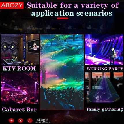 Remote Controller 500mw RGB Laser Beam Line Scanner Projector DJ Disco Stage Lighting Effect Party Wedding Bar Club DMX Lights