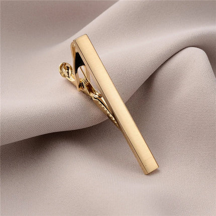 Minimalist Tie Clip For Men Tie Clip To Man Shirt Business Party Gift Box Jewelry Men's Cuff Luxury Man Fashion Cufflinks Lawyer