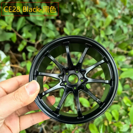 Wheel Model Car Ornaments RAYS Metal Wheel RID Aluminum Alloy Simulation Forging Wheel Modification Creative Desktop Toy