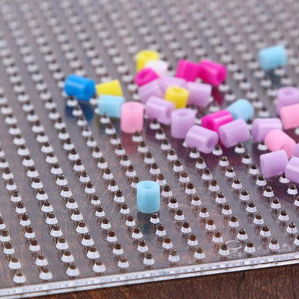 Fuse Beads Kit 24/48 colors 5MM 3D Pixel Puzzle Iron Beads Handmade Crafts Decor DIY Make Puzzle High Quality Melting Beads