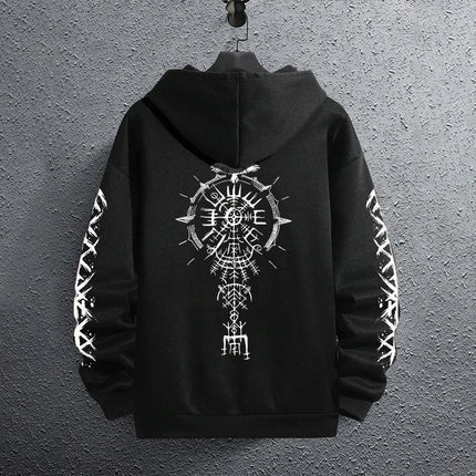 2025 Brand New Black Sweatshirts Autumn Winter Male Daily Casual Sporty Jogging Hoodie Men's Outwear Fashion Pullover