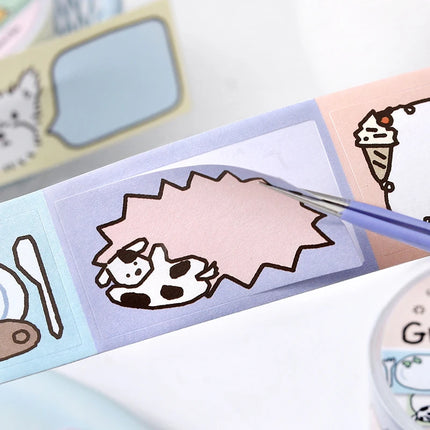 30mm X 3m Cute Cartoon Washi Tape DIY Journaling Decorative Masking Tape for Planners Stationery Scrapbooking Office Supplies