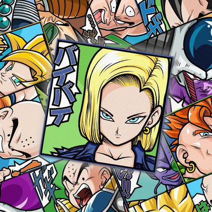 54pcs Cool Anime Dragon Ball Stickers Waterproof Phone Case Laptop Skin Kawaii Packaging Art Supplies Scrapbook Kids Gift Toy