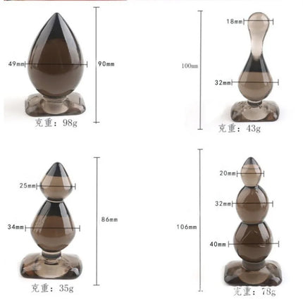 Anal Balls Anal Plug For Men and Women Anal Sex Toys Jelly Silicone Butt Plug