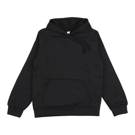 Men's and Women's Solid Color Pocket Hoodies Sports Fitness Sweatshirts Fashionable Casual Pullovers Multi Color