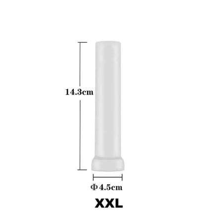 Vacuum Penis Pump Extender Kit Silicone Sleeve And Plastic Cup With Belt For Physical Traction Training