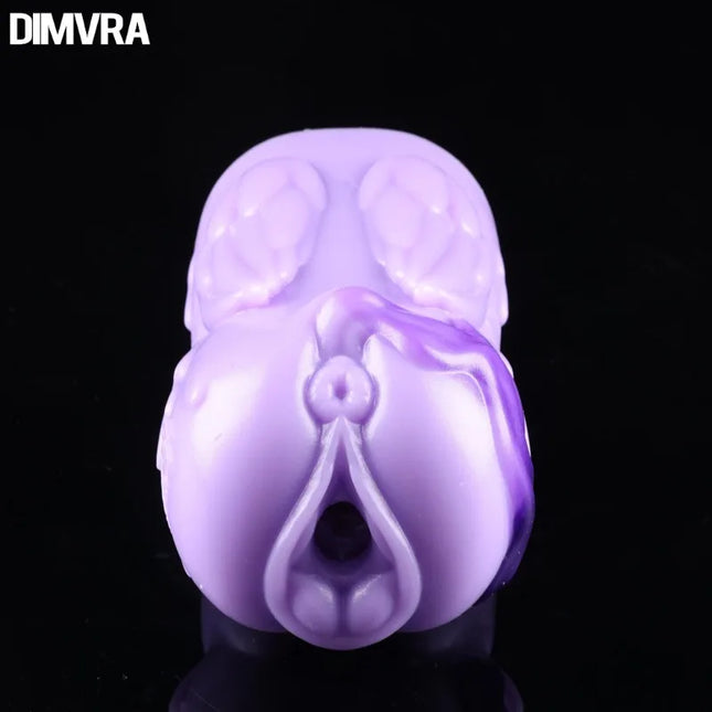 DIMVRA Purple Horse Furry Airplane Cup Adult Sex Toy Cute Sexy Animal Vaginal Masturbation Cup for Sensual Play