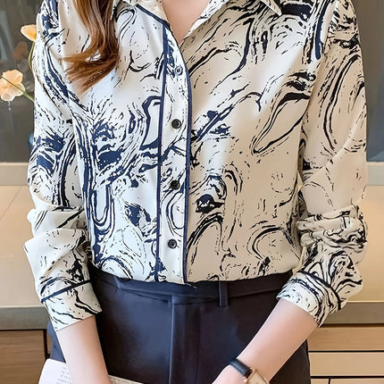 Fashion ladies shirts New elegant Women Blouses Long Sleeve Button-Down Tops blusa mujer