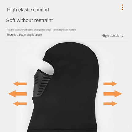 Winter Outdoor Cycling Full Face Mask Windproof Dustproof Keep Warm Face Cover Ski Head Cover Motorcycle Riding Balaclava Cap
