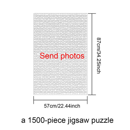 DIY custom puzzle pieces customizable to add your photos, Pet commemoration,Lovers Gifts Souvenirs Birthday Art Decoration perfe