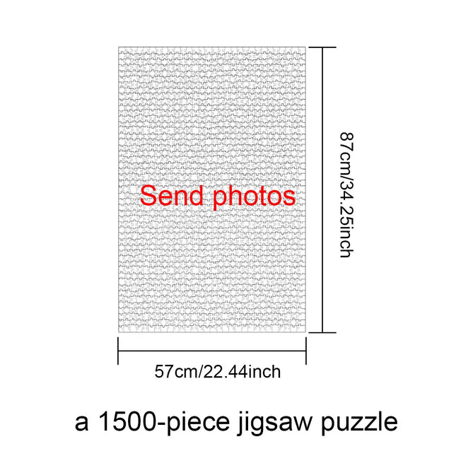 DIY custom puzzle pieces customizable to add your photos, Pet commemoration,Lovers Gifts Souvenirs Birthday Art Decoration perfe