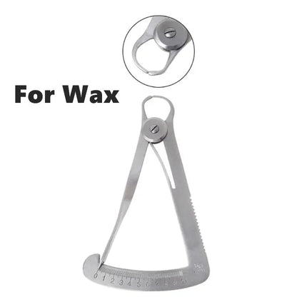 JUMTOP Dental Gauge Caliper Metal Wax Thickness Measurement Ruler