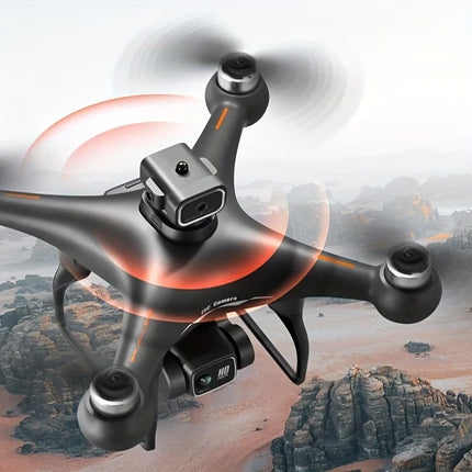 New Brushless Motor Optical Flow Positioning Drone S116，Built-in Electric Adjustable Camera Adjustable to 90° with LED Nightlight Drone Beginners' Favorite The Perfect Toy Gift,Perfect Toy & Gift for Adults,two batteries