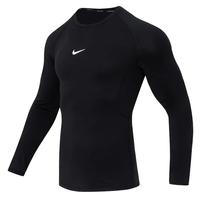 Nike Men's Pro Quick-Dry Compression Shirt Sports T-Shirt Fitness Basketball Pullover Fb7920-010