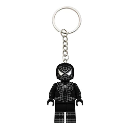 Marvel Spiderman Doll Universe Miles Gwen Cartoon Cute Building Blocks Assembled Toy Ornament Keychain School Bag Pendant Gift