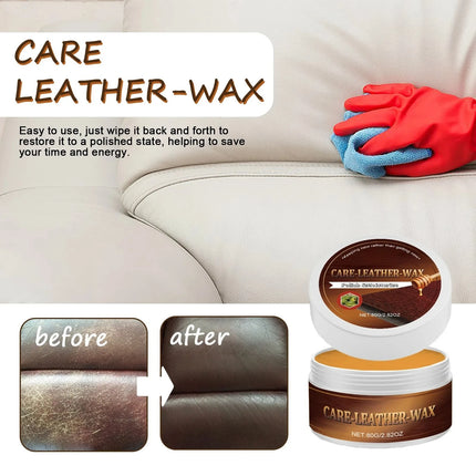 Beeswax Leather Care Wax Repairs Scratches Cracks Removes Stubborn Dirt Prevents Cracking Leather Refurbishment Polishing Paste