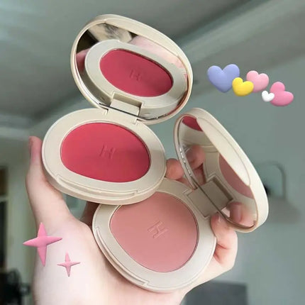Hot HERORANGE Monochromatic Blush Makeup Palette Long Lasting Natural Cheek Tint Waterproof Blush Cosmetic