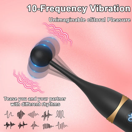 Powerful 10 Frequency Clitoral Stimulation G-spot Vibrator 3 Replacement Head Masturbation Massager Female Adult Sex Toys