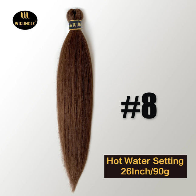 Kanekalon Hair 26 Inch 90g Pre-Stretched Jumbo Braiding Hair Box Twist Braids Wholesale Synthetic Hair Extensions For Women