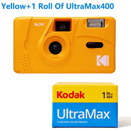 Kodak M35 Manual Reusable Film Camera Kodak 135 Retro Film Camera Non-Disposable Portable Professional 35mm Film Camera Ins Gift